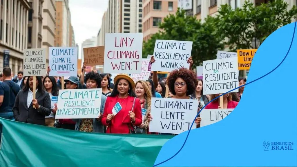 Protests demanding climate resilience investments are rising