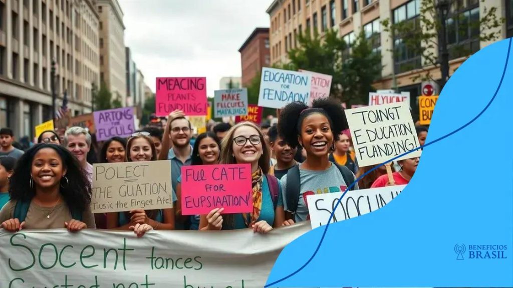 Student-led protests against education budget cuts spark change