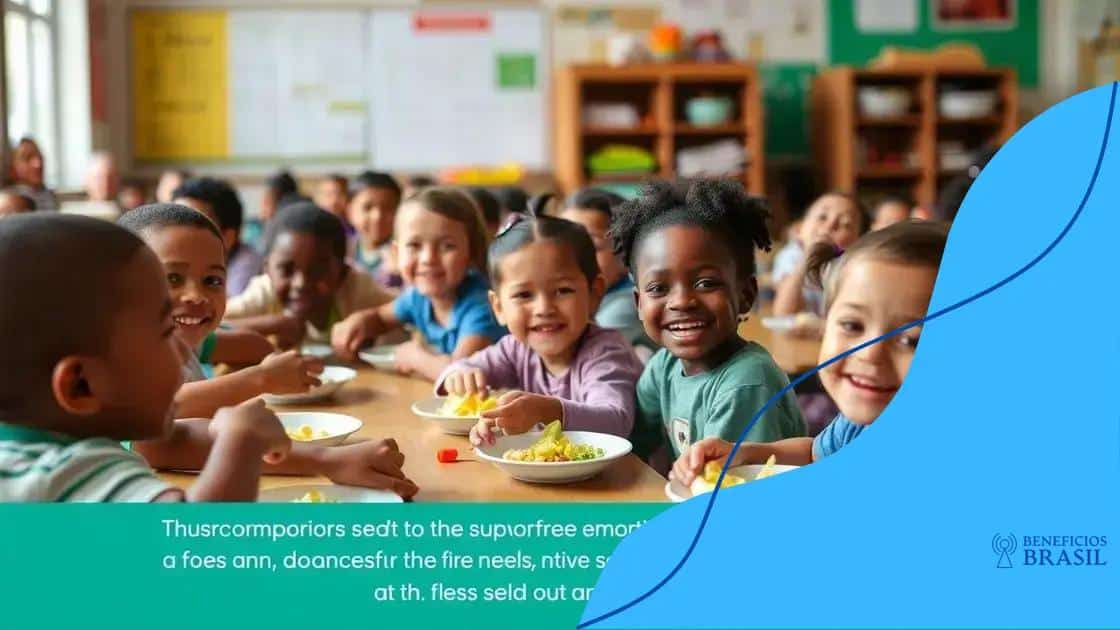 Benefits of enrolling in the free meals program