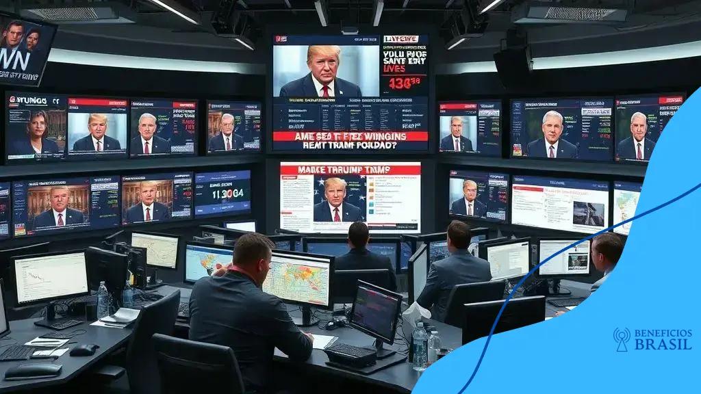 Media coverage on trump