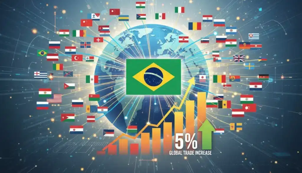 Comércio Exterior 2026: Acordo com 4 Novos Países Impulsiona Economia Brasileira em 5%