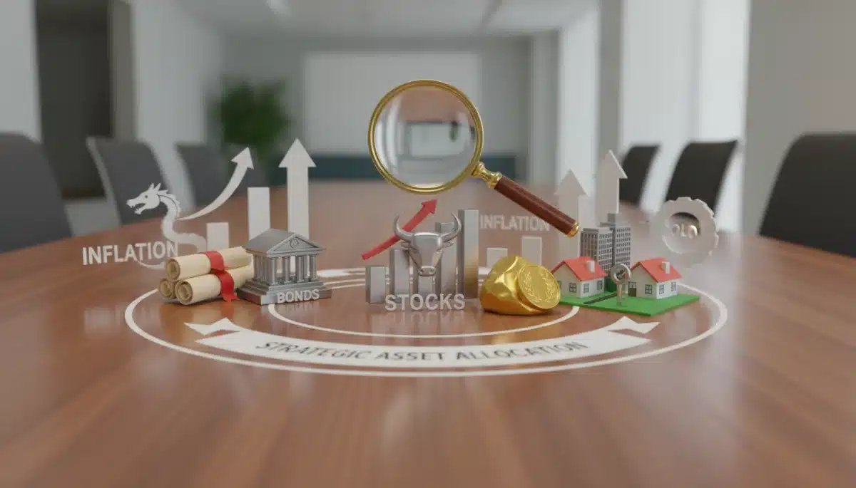 Diversificação de investimentos como estratégia para proteger o patrimônio da inflação.