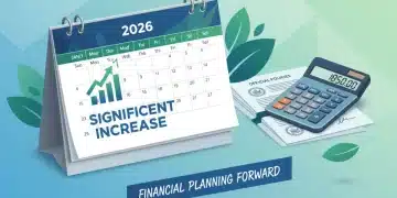 Calendário 2026 com destaque para aumento de salário mínimo e documentos previdenciários